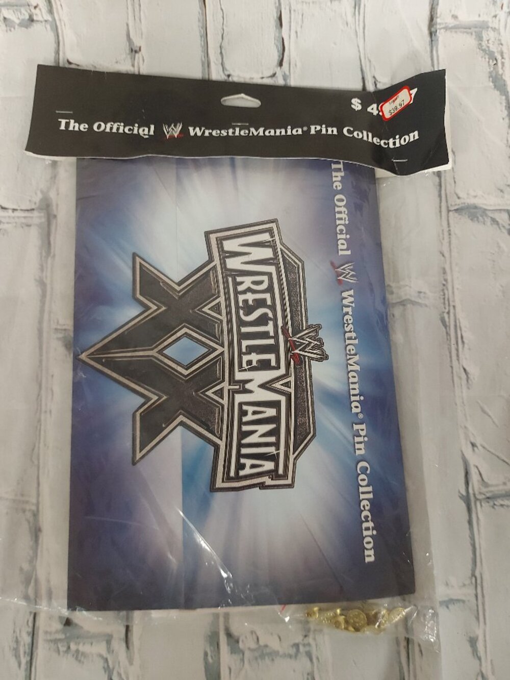 WWE WrestleMania XX Sealed Pin Collection Collectible Set
